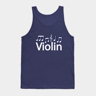 Violin artistic musical design Tank Top